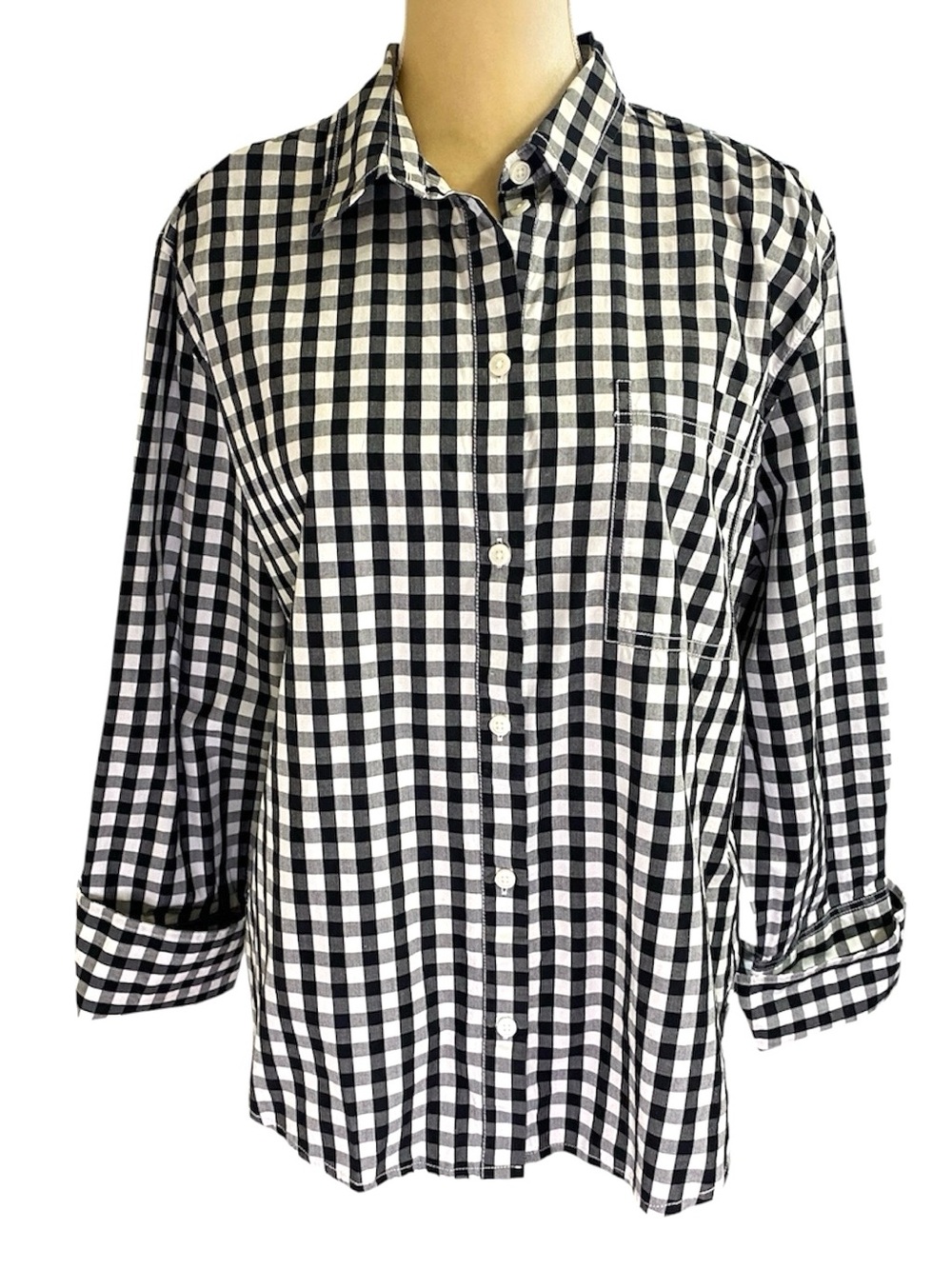 J. Crew Garcon Shirt in Gingham Cotton Poplin - Picture 2 of 11